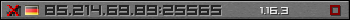 Userbar gray 350x20 for 85.214.69.89:25565