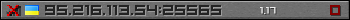 Userbar grau 350x20 für den Server 95.216.113.54:25565