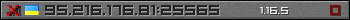 Userbar grau 350x20 für den Server 95.216.176.81:25565