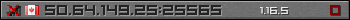 Userbar gray 350x20 for 50.64.149.25:25565
