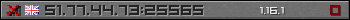 Userbar gray 350x20 for 51.77.44.73:25565