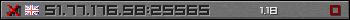 Userbar gray 350x20 for 51.77.176.58:25565