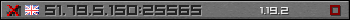 Userbar gray 350x20 for 51.79.5.150:25565