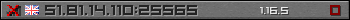 Userbar grau 350x20 für den Server 51.81.14.110:25565