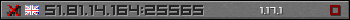 Userbar gray 350x20 for 51.81.14.164:25565