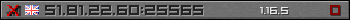 Userbar gray 350x20 for 51.81.22.60:25565