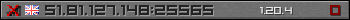 Userbar gray 350x20 for 51.81.127.148:25565