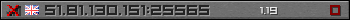 Userbar gray 350x20 for 51.81.130.151:25565