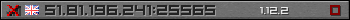 Userbar grau 350x20 für den Server 51.81.196.241:25565