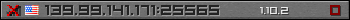 Userbar grau 350x20 für den Server 139.99.141.171:25565