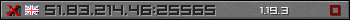 Userbar gray 350x20 for 51.83.214.46:25565