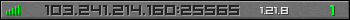 Userbar grau 350x20 für den Server 103.241.214.160:25565