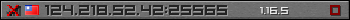 Userbar gray 350x20 for 124.218.52.42:25565