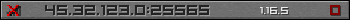 Userbar grau 350x20 für den Server 45.32.123.0:25565