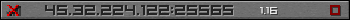 Userbar grau 350x20 für den Server 45.32.224.122:25565