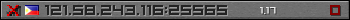 Userbar gray 350x20 for 121.58.243.116:25565