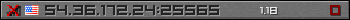 Userbar gray 350x20 for 54.36.172.24:25565