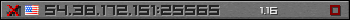 Userbar grau 350x20 für den Server 54.38.172.151:25565