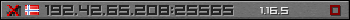 Userbar grau 350x20 für den Server 192.42.65.208:25565