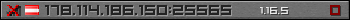 Userbar grau 350x20 für den Server 178.114.186.150:25565