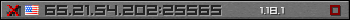 Userbar gray 350x20 for 65.21.54.202:25565
