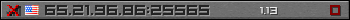 Userbar gray 350x20 for 65.21.96.86:25565