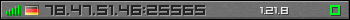 Userbar gray 350x20 for 78.47.51.46:25565