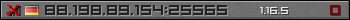 Userbar grau 350x20 für den Server 88.198.89.154:25565