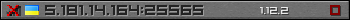 Userbar gray 350x20 for 5.181.14.164:25565