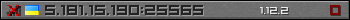 Userbar gray 350x20 for 5.181.15.190:25565