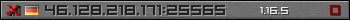 Userbar gray 350x20 for 46.128.218.171:25565