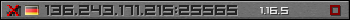 Userbar gray 350x20 for 136.243.171.215:25565