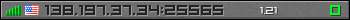 Userbar grau 350x20 für den Server 138.197.37.34:25565