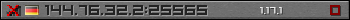 Userbar gray 350x20 for 144.76.32.2:25565