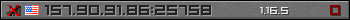 Userbar grau 350x20 für den Server 157.90.91.86:25758