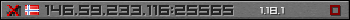 Userbar gray 350x20 for 146.59.233.116:25565