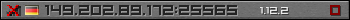 Userbar grau 350x20 für den Server 149.202.89.172:25565