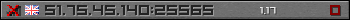 Userbar gray 350x20 for 51.75.45.140:25565