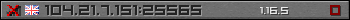 Userbar gray 350x20 for 104.21.7.151:25565