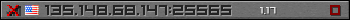 Userbar gray 350x20 for 135.148.68.147:25565
