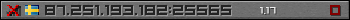 Userbar grau 350x20 für den Server 87.251.193.182:25565