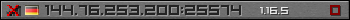 Userbar grau 350x20 für den Server 144.76.253.200:25574
