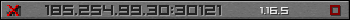 Userbar grau 350x20 für den Server 185.254.99.30:30121