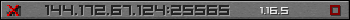 Userbar grau 350x20 für den Server 144.172.67.124:25565