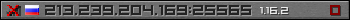 Userbar gray 350x20 for 213.239.204.169:25565