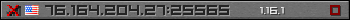 Userbar gray 350x20 for 76.164.204.27:25565