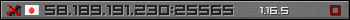 Userbar grau 350x20 für den Server 58.189.191.230:25565