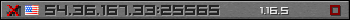 Userbar gray 350x20 for 54.36.167.33:25565