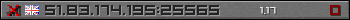 Userbar grau 350x20 für den Server 51.83.174.195:25565
