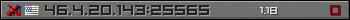 Userbar gray 350x20 for 46.4.20.143:25565